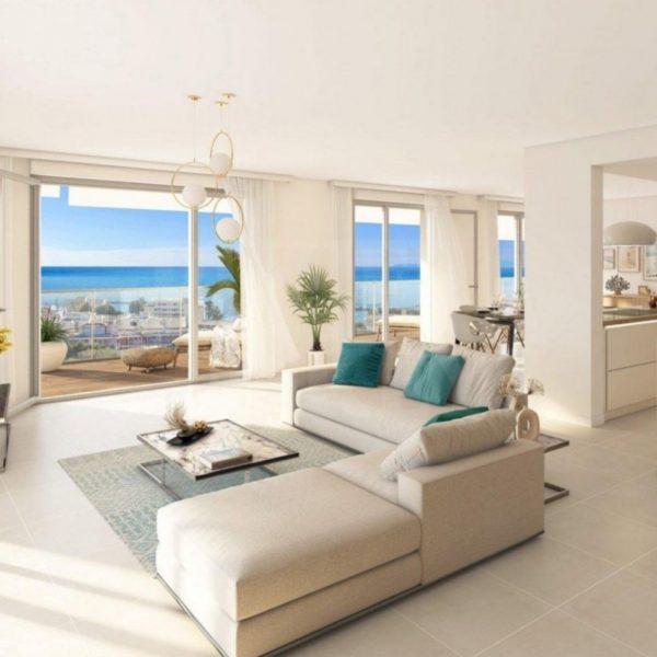 FRAW1: Mod. New Apartment with Loggia and Dream View to the Côte d'Azur