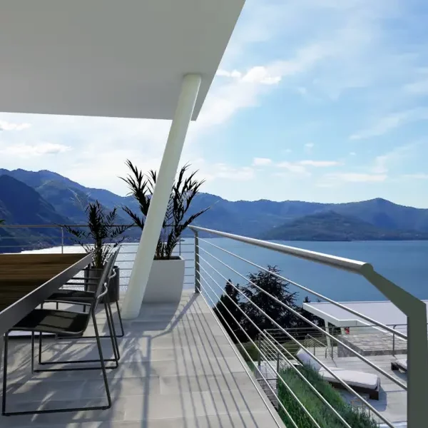 ITAW3: Mod. New Construction Apartment with Garden and Dream View to the Iseo See